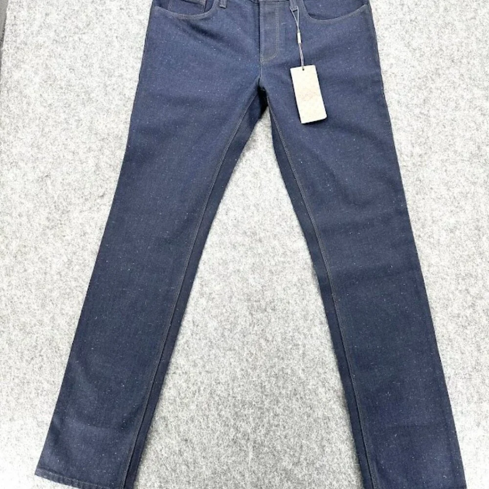 Gucci Dark Blue Denim Jeans‎ IT 48 US 33 Made in Italy Logo Pocket
